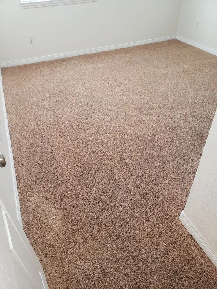 After: Stained bedroom carpet cleaned by Optimum Cleaning